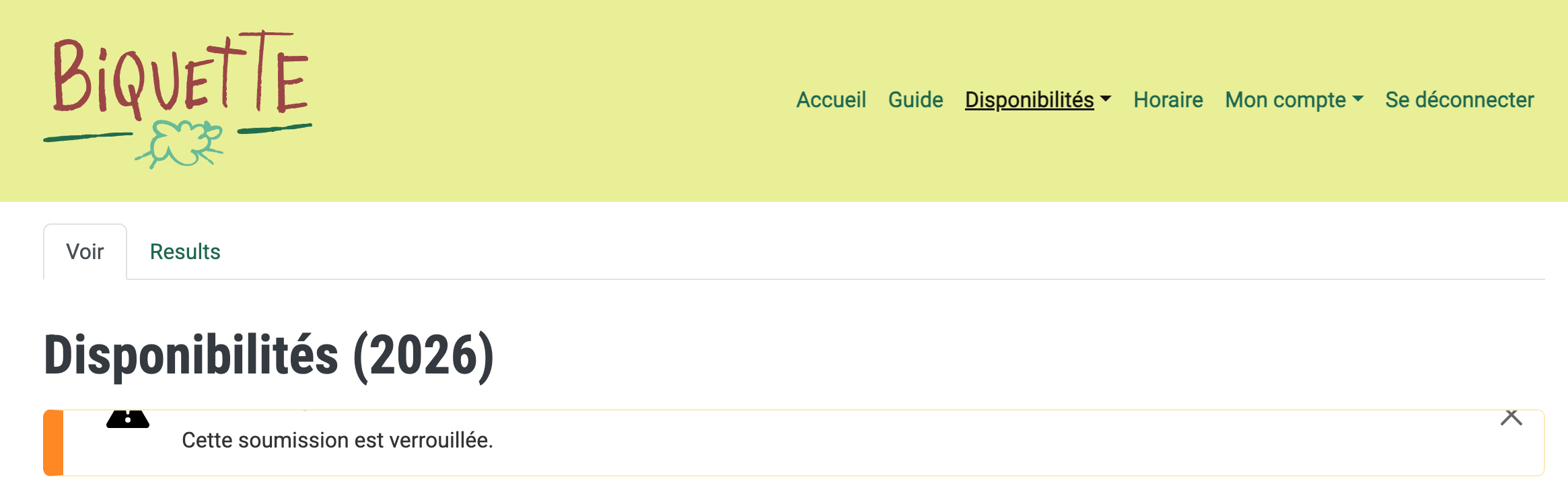 Verrou de soumission.